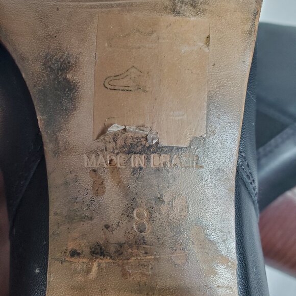 Madewell Regan Black Leather Ankle Boots - Picture 10 of 12